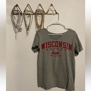 vintage champion university of wisconsin shirt